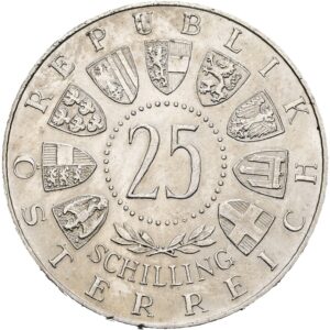 25 Schilling  1955, Národní divadlo