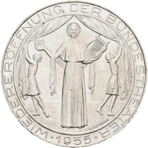 25 Schilling  1955, Národní divadlo