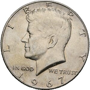 1/2 Dolar 1967, Kennedy half Dollar