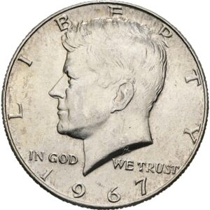 1/2 Dolar 1967, Kennedy half Dollar