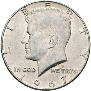 1/2 Dolar 1967, Kennedy half Dollar