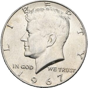 1/2 Dolar 1967, Kennedy half Dollar