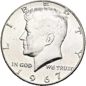 1/2 Dolar 1967, Kennedy half Dollar