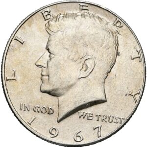 1/2 Dolar 1967, Kennedy half Dollar