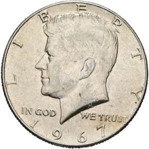 1/2 Dolar 1967, Kennedy half Dollar