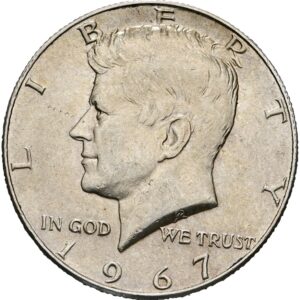 1/2 Dolar 1967, Kennedy half Dollar