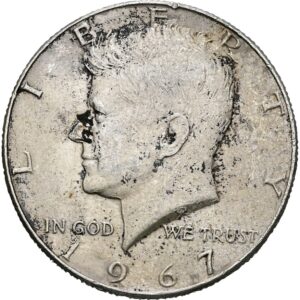 1/2 Dolar 1967, Kennedy half Dollar