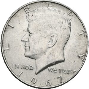 1/2 Dolar 1967, Kennedy half Dollar