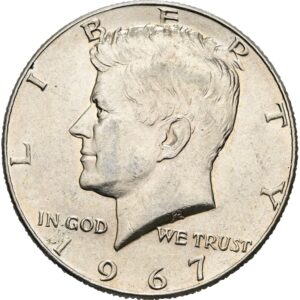 1/2 Dolar 1967, Kennedy half Dollar