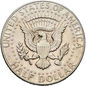 1/2 Dolar 1968 D, Kennedy half Dollar