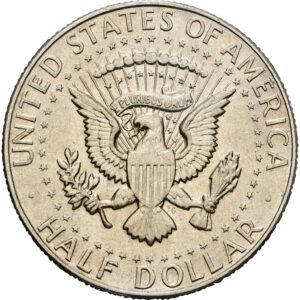 1/2 Dolar 1968 D, Kennedy half Dollar