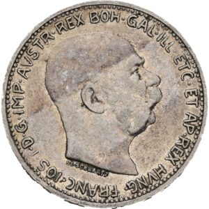 1 Koruna 1912 bz., František Josef I.