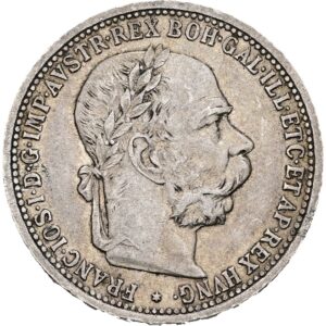 1 Koruna 1901 bz., František Josef I.