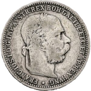 1 Koruna 1893 bz., František Josef I.