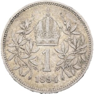 1 Koruna 1894 bz., František Josef I.