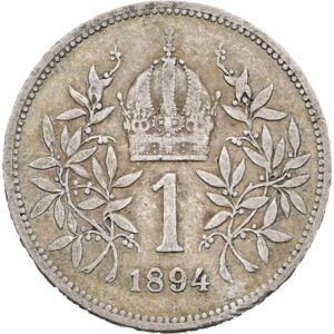 1 Koruna 1894 bz., František Josef I.