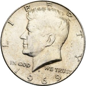 1/2 Dolar 1969, Kennedy half Dollar