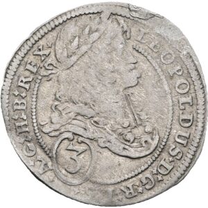 3 krejcar 1693 , Vídeň , Leopold I.