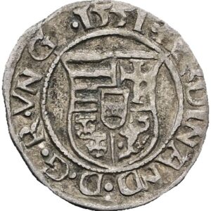 Denár 1551 KB, Ferdinand I.