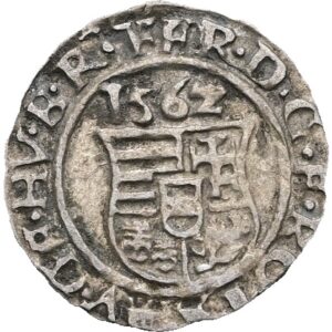 Denár 1562 KB, Ferdinand I.