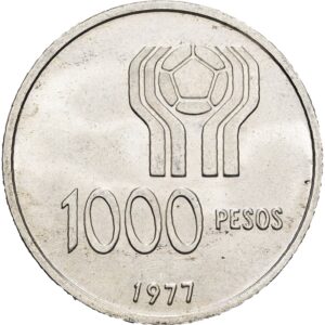 1000 Pesos 1977 - Argentina