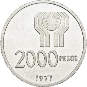 2000 Pesos 1977 - Argentina