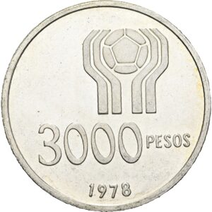 3000 Pesos 1977 - Argentina