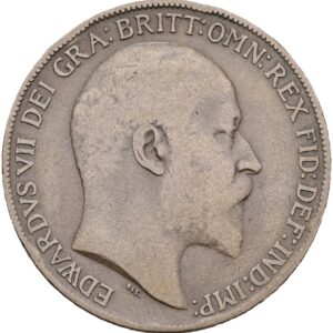 1 Penny 1908- Edward VII.