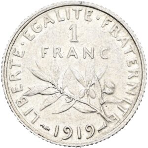 1 Frank 1919