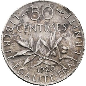 50 Centimes 1920