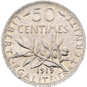 50 Centimes 1919