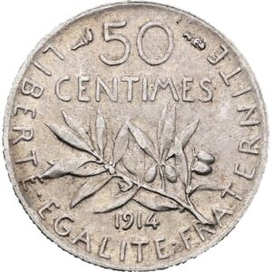 50 Centimes 1914