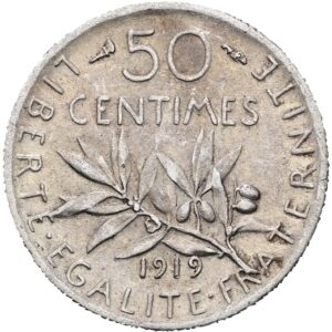 50 Centimes 1919