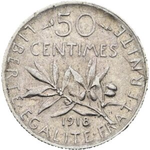 50 Centimes 1918