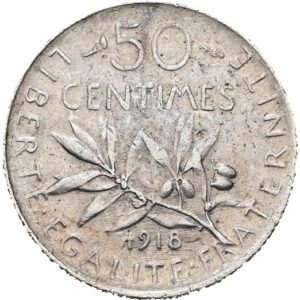 50 Centimes 1918