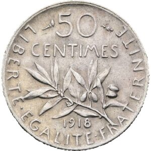 50 Centimes 1918