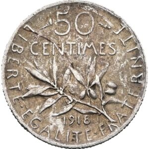 50 Centimes 1918