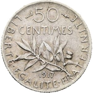 50 Centimes 1917