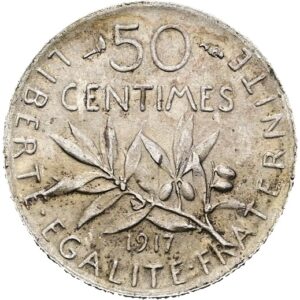 50 Centimes 1917