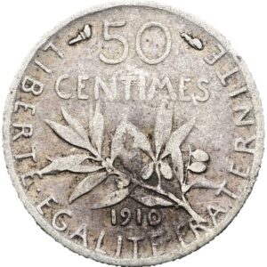 50 Centimes 1910