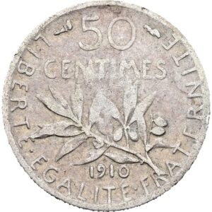 50 Centimes 1910