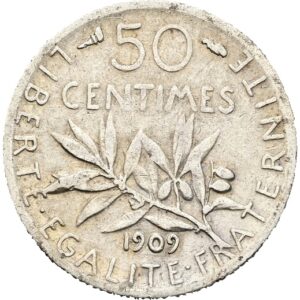 50 Centimes 1909