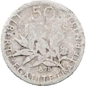 50 Centimes 1898