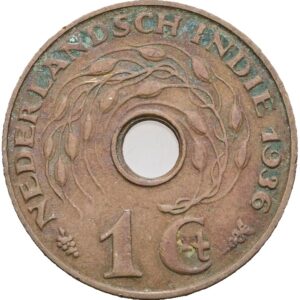 1 cent 1936 - Vilhelmina