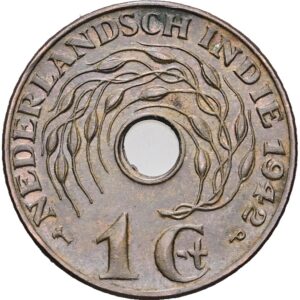 1 cent 1942 - Vilhelmina