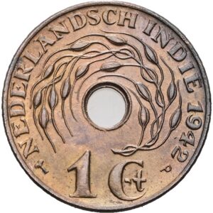 1 cent 1942 - Vilhelmina