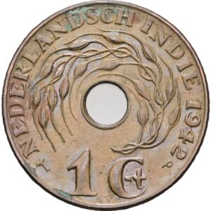 1 cent 1942 - Vilhelmina