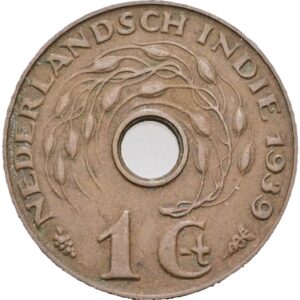 1 cent 1939 - Vilhelmina