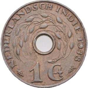 1 cent 1938 - Vilhelmina