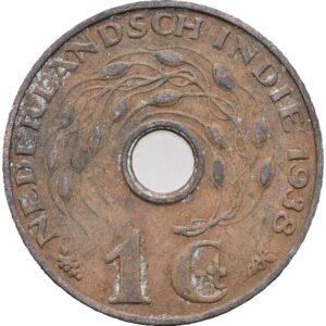 1 cent 1938 - Vilhelmina